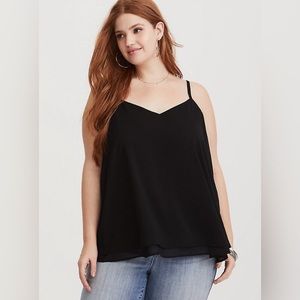 Torrid Double Layer Chiffon Swing Cami